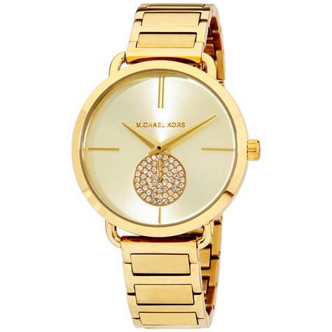 Michael Kors Portia Gold Dial Ladies Watch MK3639